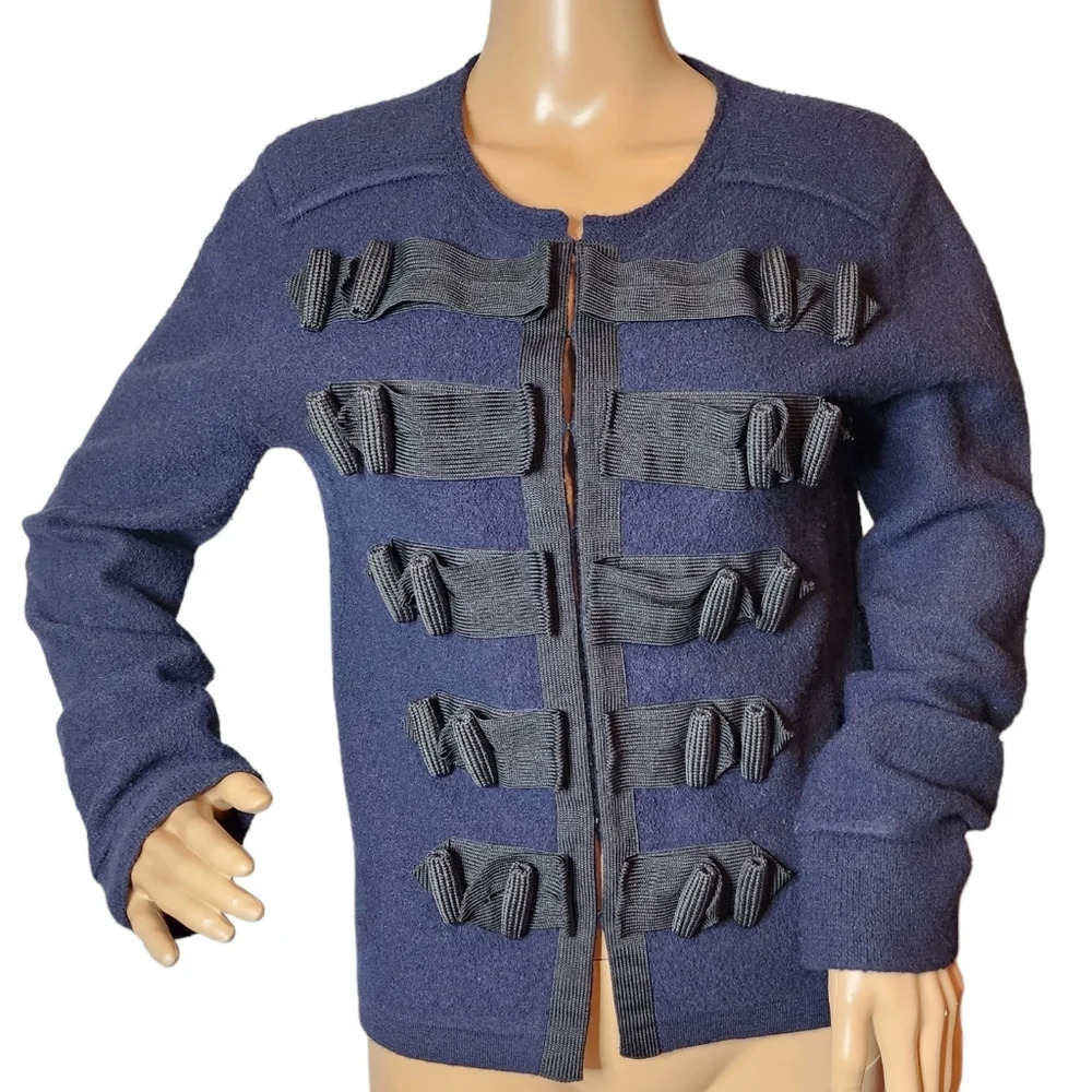 Bird By Juicy Couture Wool Blazer Sweater Cardigan Jacket